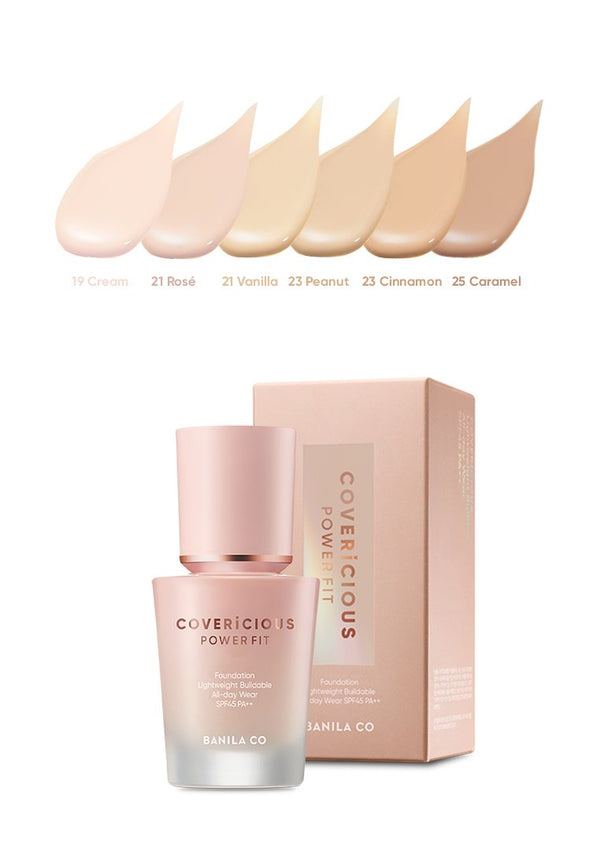 BANILA CO COVERICIOUS POWER FIT FOUNDATION 30ml 3