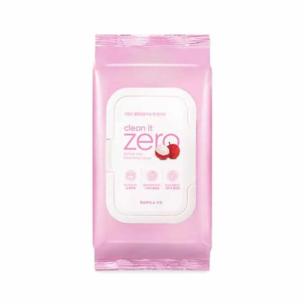 BANILA CO Clean It Zero Lychee Vita Cleansing Tissue 30 Sheets 2