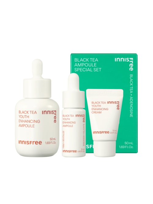 Innisfree Black Tea Youth Enhancing Ampoule Special Set 2