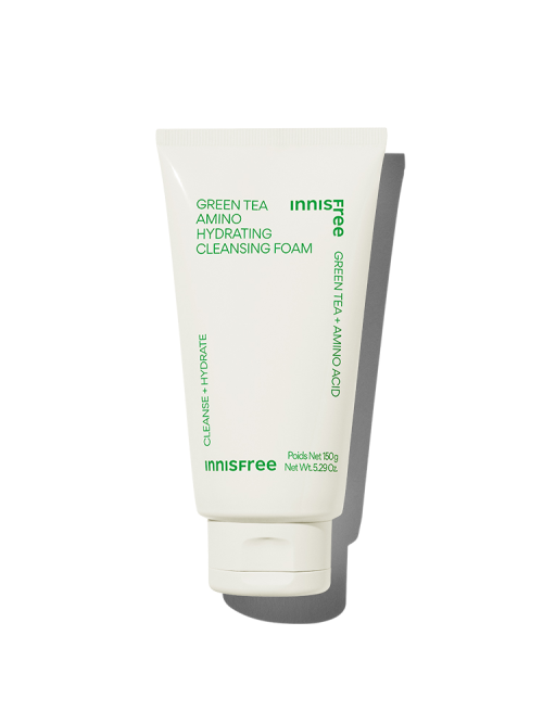 innisfree Green Tea Amino Hydrating Cleansing Foam 150g 2