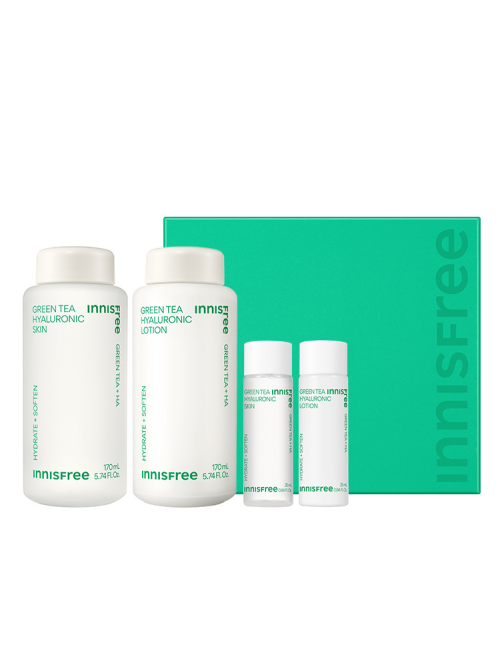 Innisfree Green Tea Hyaluronic Skincare Set 2