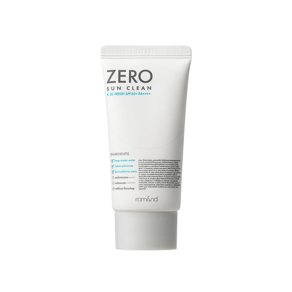 rom&nd ZERO SUN CLEAN 50ml, SPF 50+, PA++++ 5