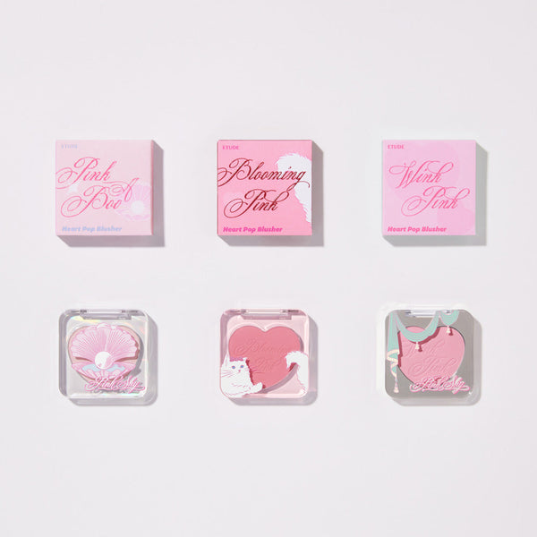 ETUDE Pink Shy Heart Pop Blusher 4g 3