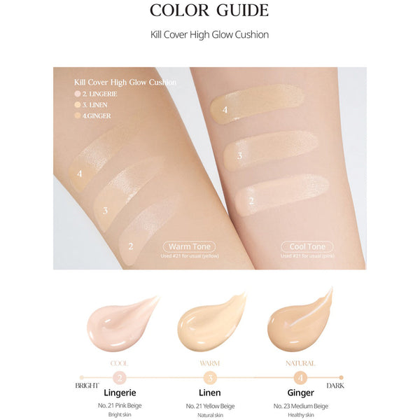 CLIO Kill Cover High Glow Cushion Set (+Refill) 8