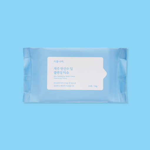 Shingmulnara Jeju Sparkling Water Quick & Deep Cleansing Tissue 20 Sheets 107g 3