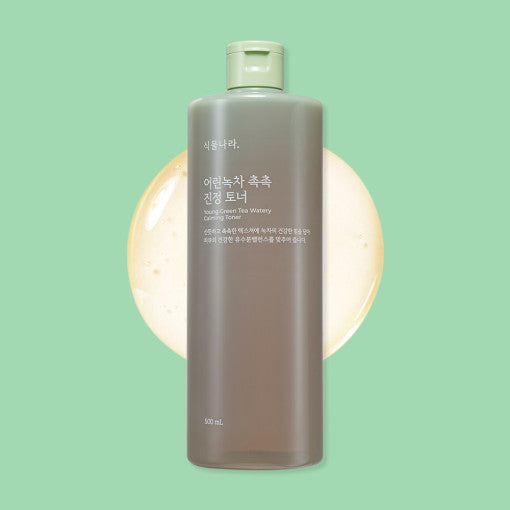 Shingmulnara Young Green Tea Watery Calming Toner 500ml 2