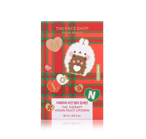 THE FACE SHOP The Therapy Vegan Multi Lipcerin 15ml (MOLANG Edition) 3