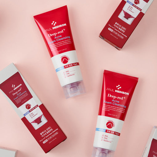 PAUL MEDISON Deep-red Acne Foam cleansing 155ml 4