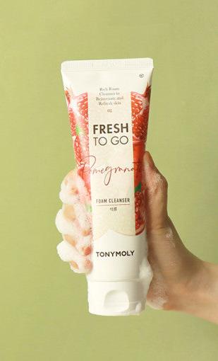 TONYMOLY Fresh To Go Pomegranate Foam Cleanser 170ml 2