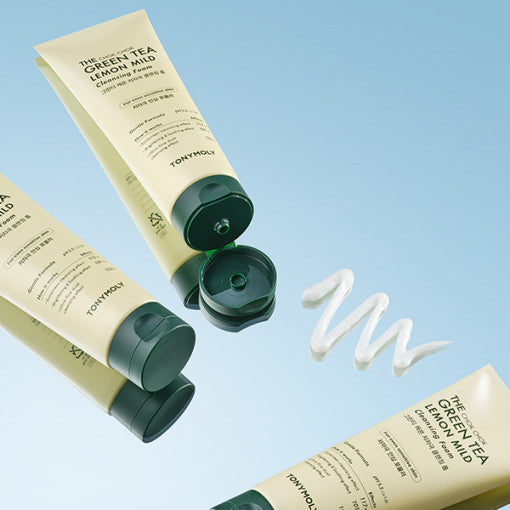 TONYMOLY The Chok Chok Green Tea Lemon Mild Cleansing Foam 150ml 3