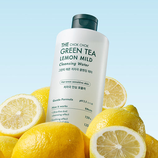 TONYMOLY The Chok Chok Green Tea Lemon Mild Cleansing Water 300ml 3