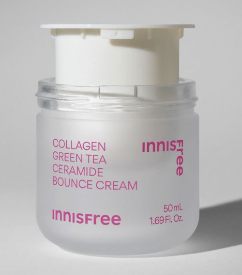 innisfree Collagen Green Tea Ceramide Bounce Cream 50ml (Refill) 3