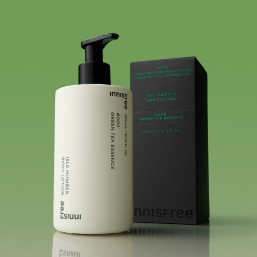 Innisfree Isle Number Body Lotion 300ml #Green Tea Essence 2