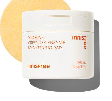 innisfree Vitamin C Green Tea Enzyme Brightening Pad 170ml (60 Pads) 3