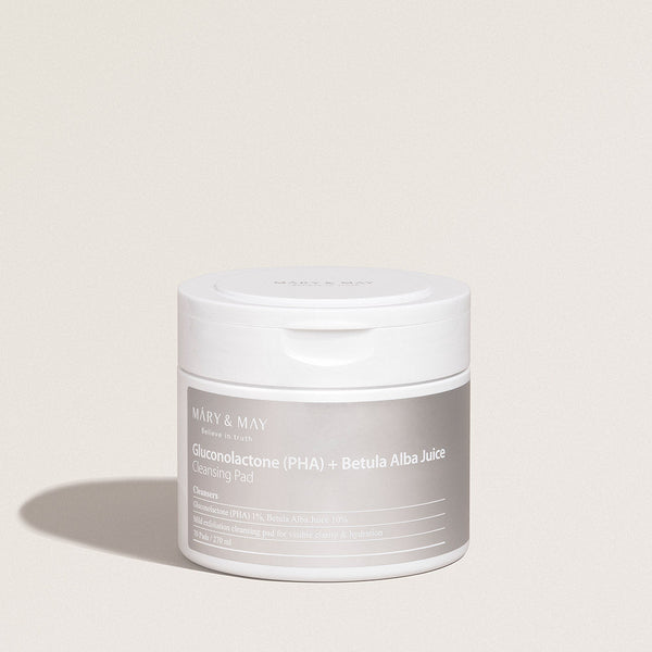 [MARY & MAY] Gluconolactone (PHA)+Betula Alba Juice Cleansing Pad 270ml (70 Pads) 3