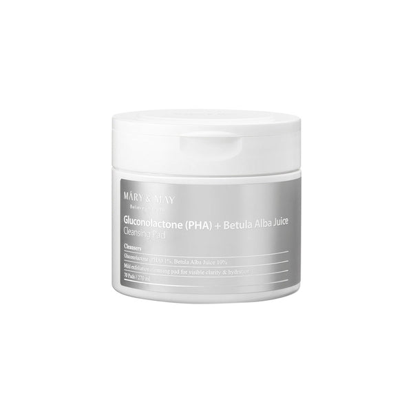 [MARY & MAY] Gluconolactone (PHA)+Betula Alba Juice Cleansing Pad 270ml (70 Pads) 8