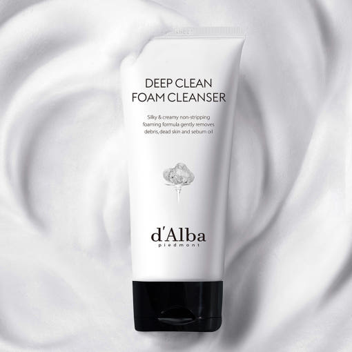 d'Alba White Truffle Deep Clean Foam Cleanser 80ml 4