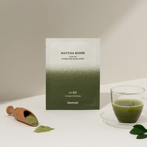 heimish Matcha Biomet Low Ph Hydrating Mask Sheet 30ml X 5ea 2