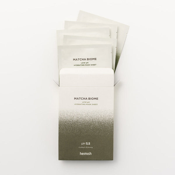 heimish Matcha Biomet Low Ph Hydrating Mask Sheet 30ml X 5ea 4