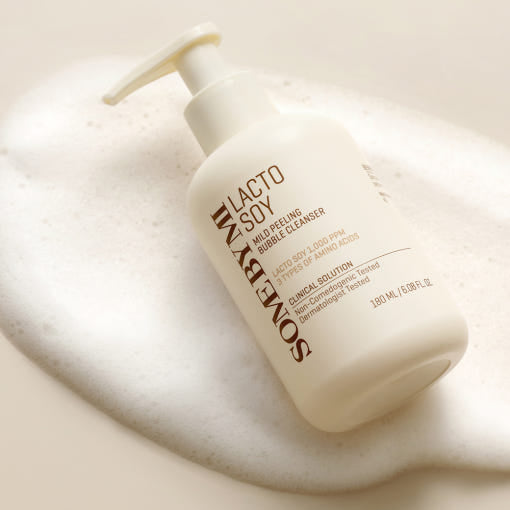 [SOME BY MI] Lacto Soy Mild Peeling Bubble Cleanser 180ml 4