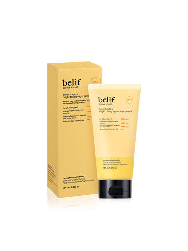 belif Super Knights Bright Toning Vegan Pack Cleanser 150ml 2