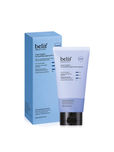 belif Super Knights Hy-soothing Vegan Pack Cleanser 150ml 2