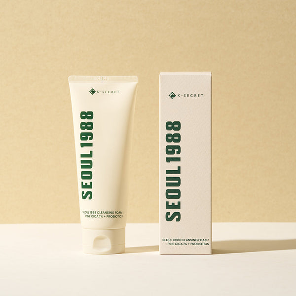K-SECRET SEOUL 1988 Cleansing Foam : Pine Cica 1% + Probiotics 150ml 2