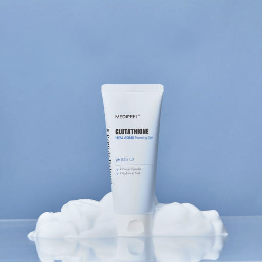 MEDIPEEL Glutathione Hyal Aqua Foaming Gel Cleanser 150ml 2