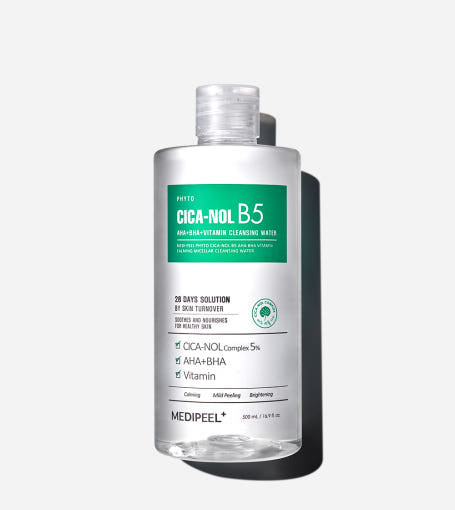 MEDIPEEL PHYTO CICA-NOL B5 AHA BHA Vitamin Calming Micellar Cleansing Water 500ml 2