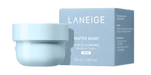 LANEIGE Water Bank Blue Hyaluronic Cream Moisturizer (Refill) 50ml 2