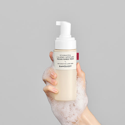 RAWQUEST Echinacea Calming Moisture Peeling Bubble Foam 50ml 5