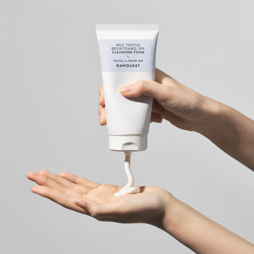 RAWQUEST Milk Thistle Brightening SPA Cleansing Foam 150ml 3