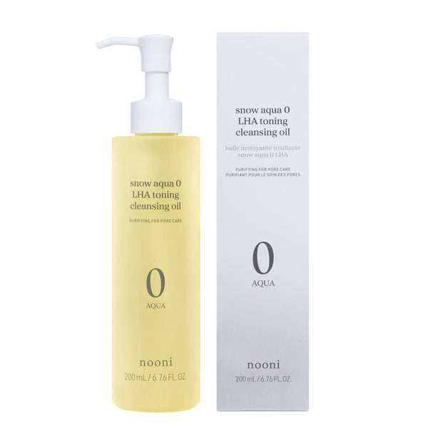 nooni Snow Aqua 0 LHA Toning Cleansing Oil 200ml 2