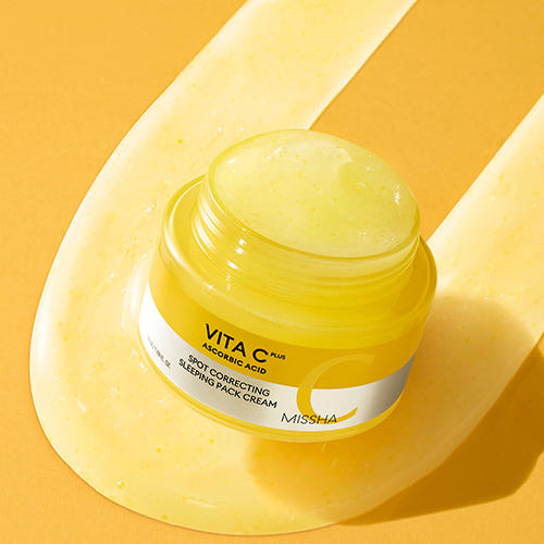 MISSHA Vita C Plus Spot Correcting Sleeping Mask Pack Cream 50ml 3