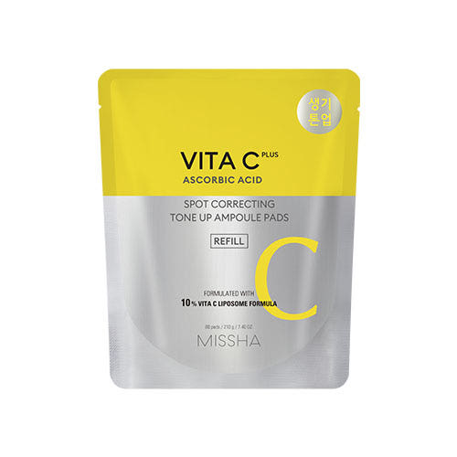 MISSHA Vita C Plus Spot Correcting Tone Up Ampoule Pads 210g/80pads (Refill) 2