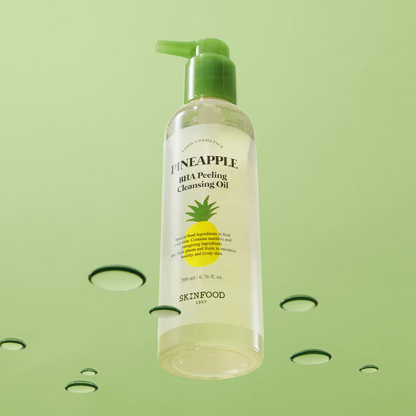 SKINFOOD Pineapple BHA Peeling Cleansing Oil 200ml 4