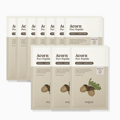SKINFOOD Acorn Pore Peptide Mask 24ml X 10ea