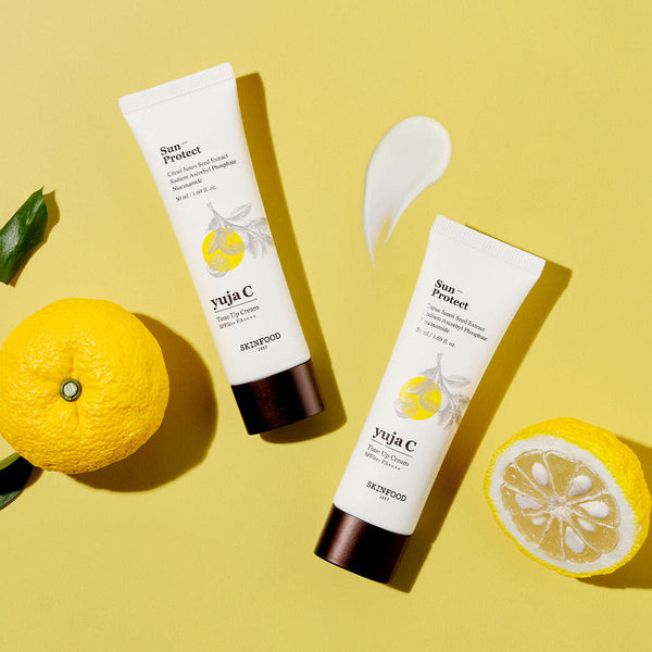 SKINFOOD Yuja C Tone Up Cream SPF50+ PA++++ 50ml 3