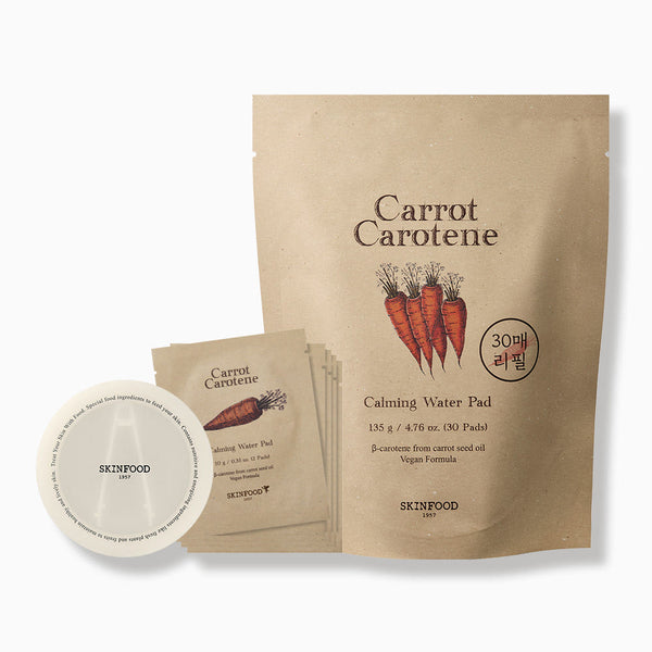 SKINFOOD Carrot Carotene Calming Water Pad 135g/30 Pads (Refill) 2