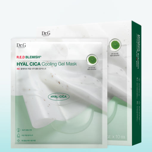 Dr.G RED BLEMISH HYAL CICA Cooling Gel Mask 27g X 10ea 2