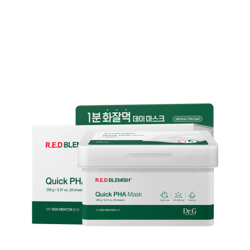 Dr.G RED BLEMISH Quick PHA Mask Sheet 280g/30ea 2