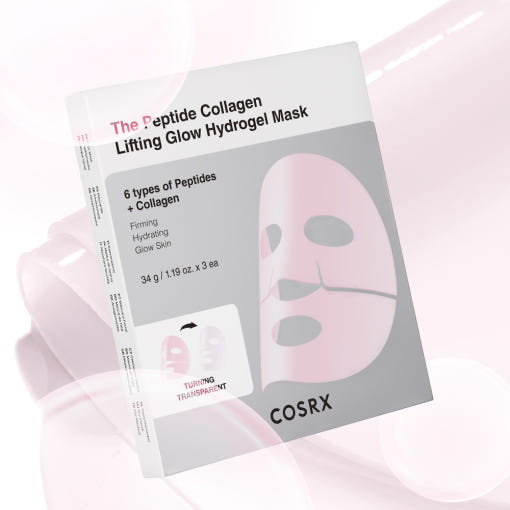 COSRX The Peptide Collagen Lifting Glow Hydrogel Mask 34g X 3ea 2