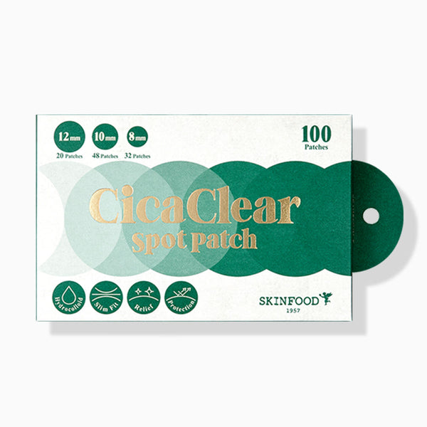 SKINFOOD Cica Clear Spot Patch 100pcs 2