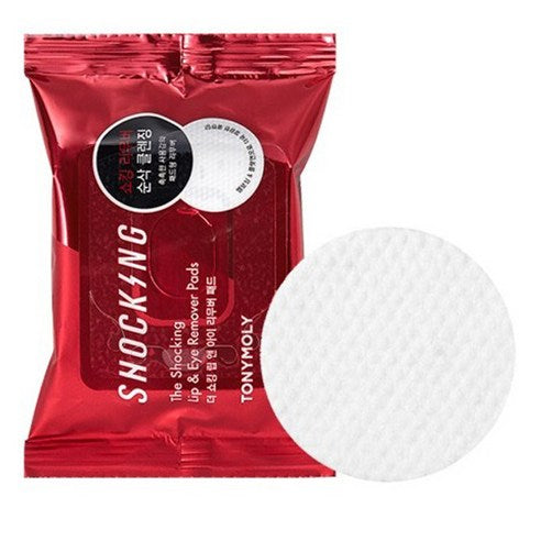 TONYMOLY The Shocking Lip & Eye Remover Pads 150g/30ea 2