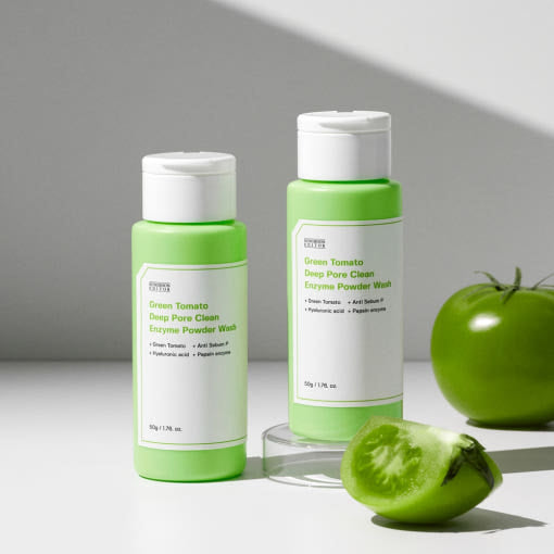 SUNGBOON EDITOR Green Tomato Deep Pore Clean Enzyme Powder Wash 50g 3