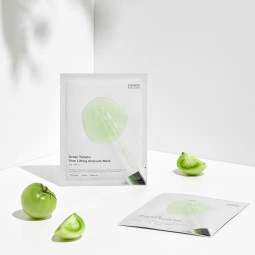 SUNGBOON EDITOR Green Tomato Pore Lifting Ampoule Mask 23ml X 10ea 3