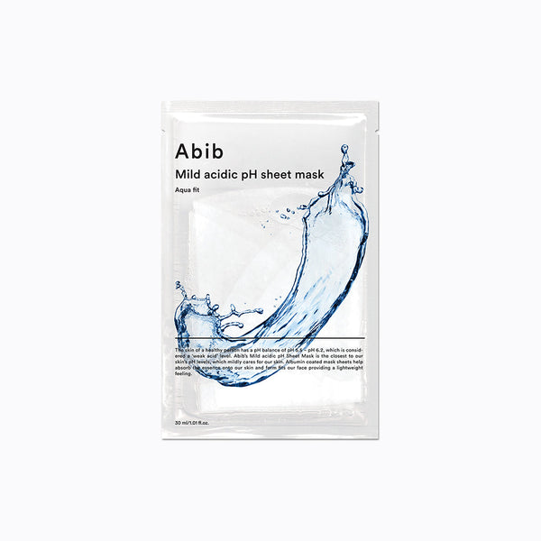 Abib Mild Acidic pH Sheet Mask Aqua Fit 30ml X 10ea 3