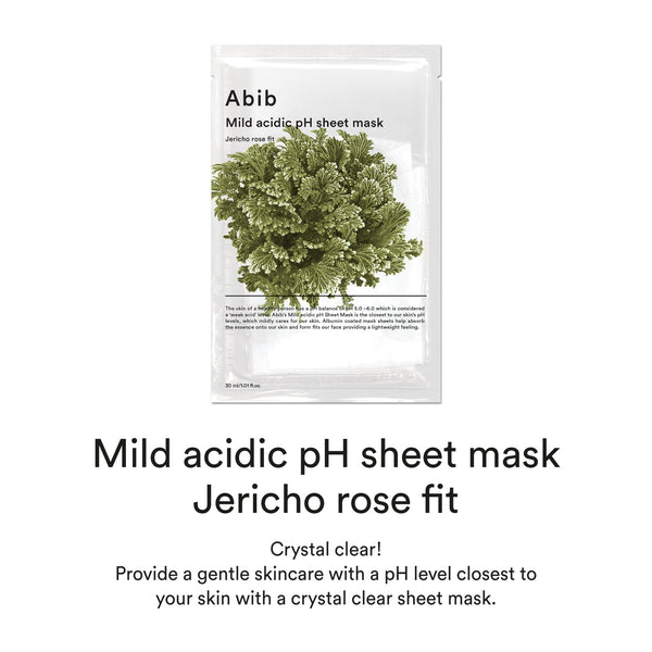 Abib Mild Acidic pH Sheet Mask Jericho Rose Fit 30ml X 10ea 4