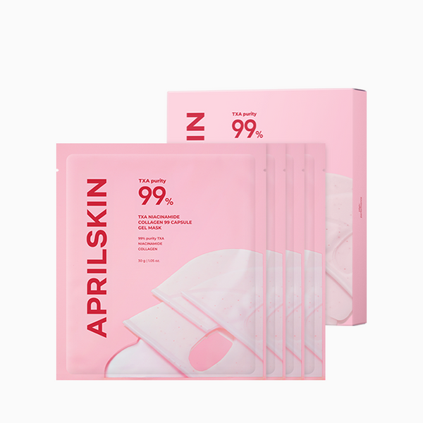 APRILSKIN TXA Niacinamide Collagen 99 Capsule Gel Mask 30g X 4ea 2