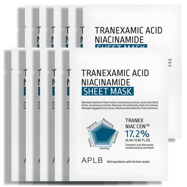 APLB Tranexamic Acid Niacinamide Sheet Mask 25ml X 10ea 3